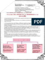 Aportes de La Modernidad A La Educación