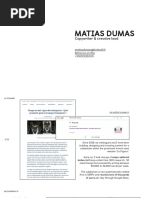 Matias Dumas - Portfolio