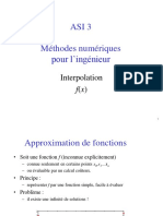 Interpolation Polynômiale