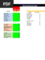 Rutina Metallicadpa PPL 6 Dias