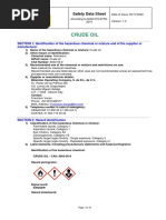 Crude Oil: Safety Data Sheet