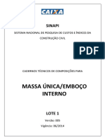 SINAPI CT MASSA UNICA INTERNA LOTE1 v005