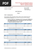 A-Financial Accounting - Midterm Exam Questions