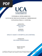 Ensayo Sobre Marco Conceptual de La Auditoria - Alexis Mondragon
