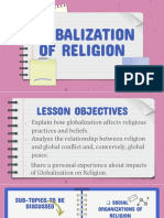 Week 11 Globalization of Religion