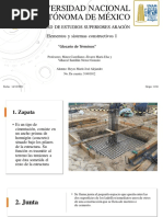 Reyes Marín - Glosario, Elementos Constructivos