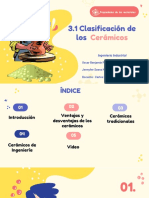 3.1 Clasificación Cerámicos Pérez Pérez - Saenz Morales