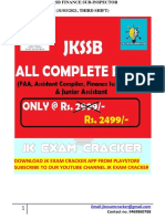 Set-03-Jkssb Finance Sub-Inspector (31-03-2021, Evening Shift) by JK Exam Cracker