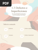 Defectos e Imperfecciones.