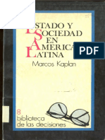 Kaplan-M - Estado y Sociedad en América Latina