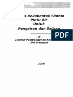 Kursus Rekabentuk Sistem Pintu Air Untuk Pengairan Dan Saliran