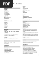 Tests Answer Key PDF