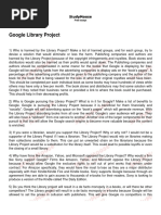 Google Library Project