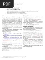 Hard-Drawn Copper Wire: Standard Specification For