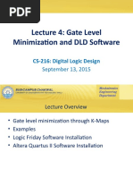 Gate Level Minimization and DLD Software