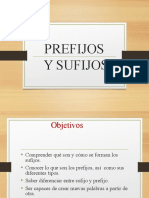 Prefijos y Sufijos