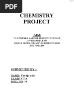 Chemistry Project: NAME: Tanuja Naik Class:Xii A Roll No: 10