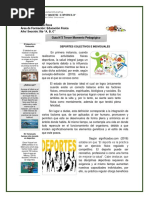 Profesora: Adriana Roca Área de Formación: Educación Física Año/ Sección: 5to "A, B, C" Guía N°3 Tercer Momento Pedagógico