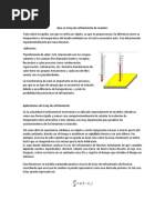 Que Es La Ley de Enfriamiento de Newton