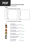 Final Test 4 Month Estefany Cusi Olvea