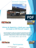 Informe Diagnostico para La Rehabilitación de Tanque Tricompartido EDs Caujaral Ago 02 de 2021