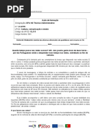 Ficha de Trabalho - Gestão Das Diversas Dimensões Do Quotidiano Com Recurso Às TIC