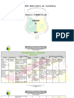 MALLA Matemáticas 2017 8°