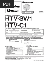 HTV-C1 Htv-Sw1: Powered Subwoofer