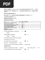 Evaluación Del Estado Nutricional