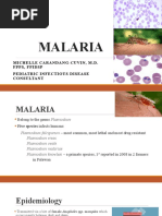 Malaria: Michelle Carandang-Cuvin, M.D. FPPS, Fpidsp Pediatric Infectious Disease Consultant