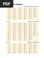 Test Bank Answers: Introduction and Mathematical Concepts