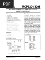 2.7V 4-Channel/8-Channel 12-Bit A/D Converters With SPI Serial Interface