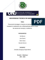 Bioinsecticida A Base de Cascara de Naranja y Mandarina