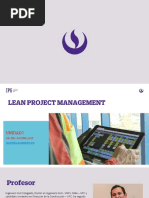 Unidad I - Lean Project Management