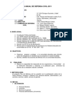 Plan Anual de Defensa Civil-2011