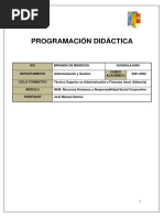 Programación Didáctica