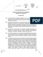 Acuerdo Ministerial 013 - Reforma Al 109 y 083B