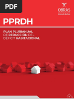 Plan Plurianual de Reduccion Del Deficit Habitacional 2021-2025