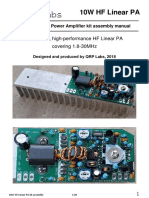 A Low-Cost, High-Performance HF Linear Pa Covering 1.8-30Mhz