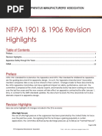 NFPA 1901 & 1906 Revision Highlights: Fire Apparatus Manufacturers' Association