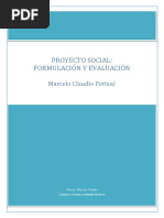 Proyecto - Social - Formulacion y Evaluación