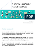 Modelos de Evaluacion de Proyectos Socia