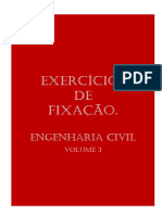 Ebook Gratuito - Exercícios de Fixação - Eng Civil - Vol 03 - Vermelho - 2022