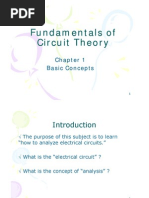 Fundamentals of Fundamentals of Cicittheo Cicittheo Circuit Theory Circuit Theory