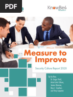 Security Culture Report