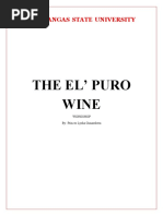 The El' Puro Wine: Batangas State University