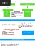 Relative Clause Review