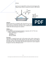 Problem P4.17: The Trough of Concrete Weighs 800 Lb. (A) Draw A Free Body Diagram of The