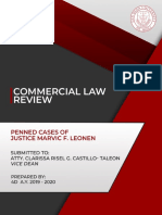 CommRev - Taleon Case Doctrines - Case Digests (Leonen) (4D1920)