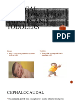 Physical Development of Infants and Toddlers